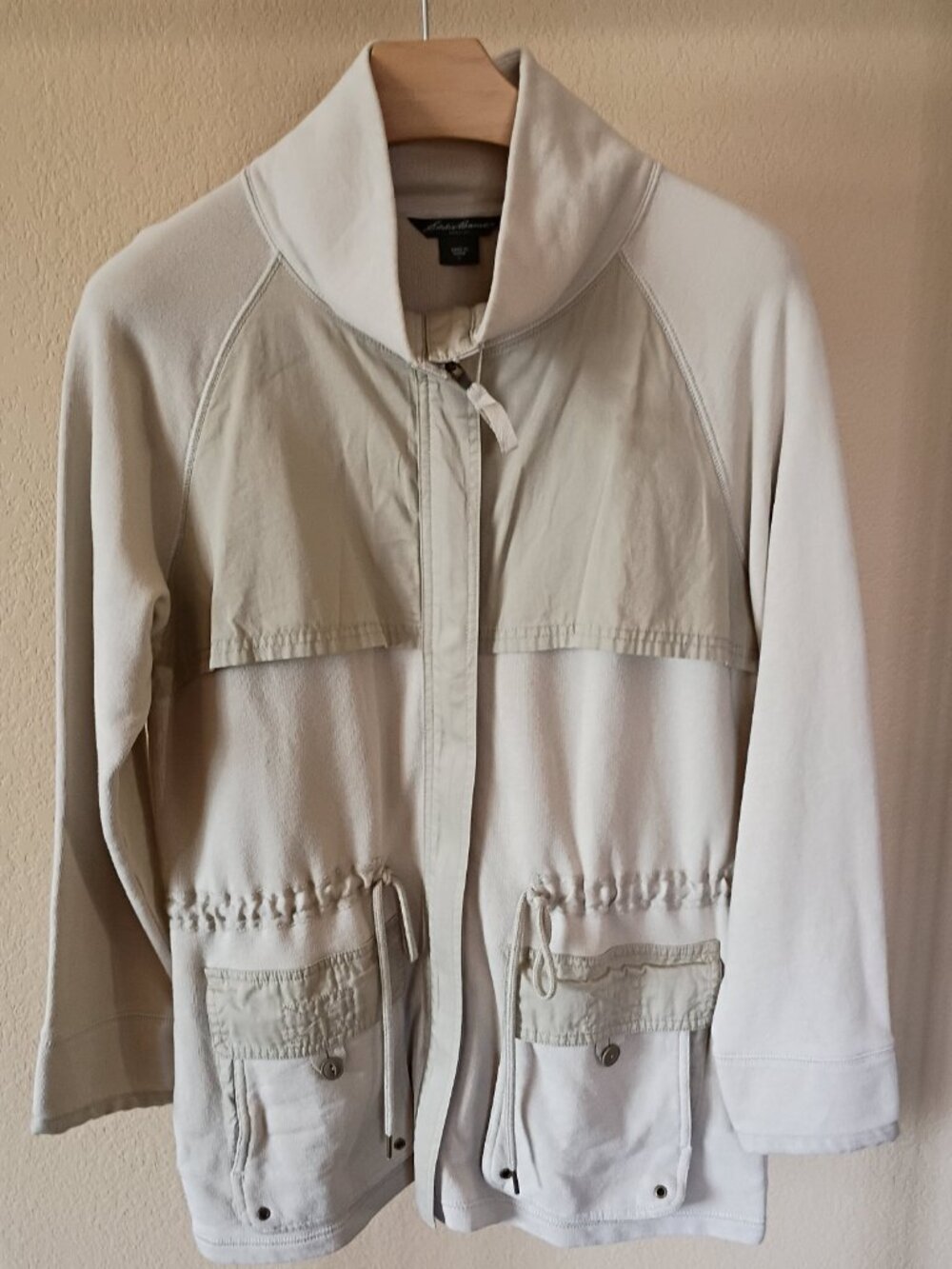 NWOT Eddie Bauer Jersey Anorak Utility Jacket - Sz L